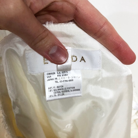 🆕 Escada Cream Blazer and Skirt Suit - Picture 7 of 8